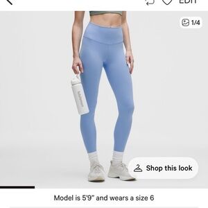 lululemon athletica High-Rise Wunder Under High Rise Luxtreme- Soft Blue